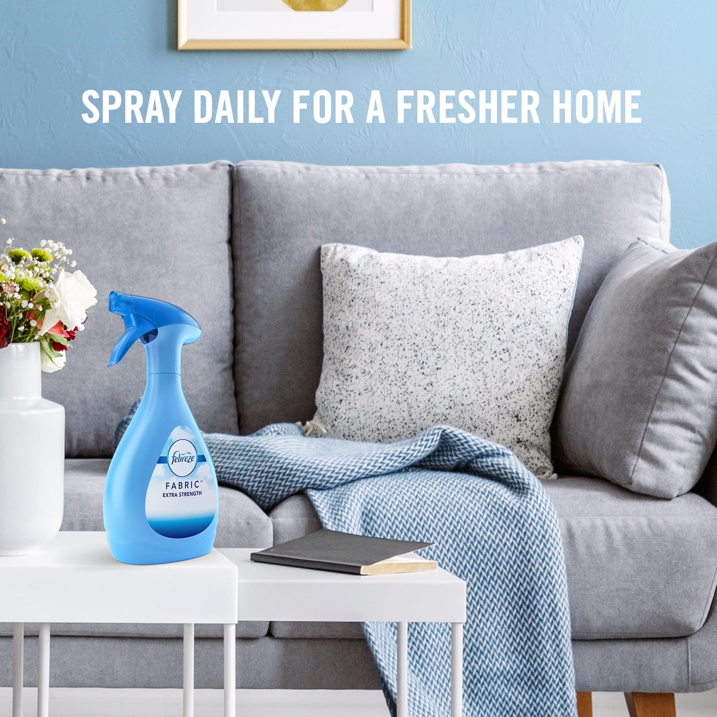 Febreze Odor-Fighting Fabric Refresher Extra Strength Original, 67.6 fl oz Refill